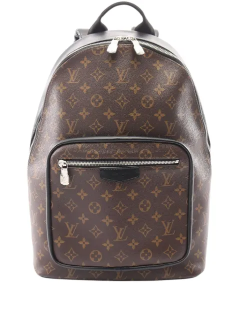 Louis Vuitton Pre-Owned 2021-2026 Monogram Macassar Josh NV backpack Brown Y83DWJJEYHGCQEJD