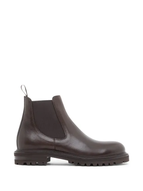 Giorgio Armani nappa leather Chelsea boots Brown GM0003881AF24894