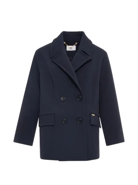 FRACOMINA double-breasted coat Blue FR26WC1010W4770