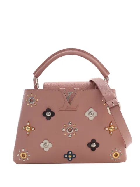 Louis Vuitton Pre-Owned 2019 Taurillon Mechanical Flowers Capucines BB satchel Pink U8YZFSSIM7KWURVB