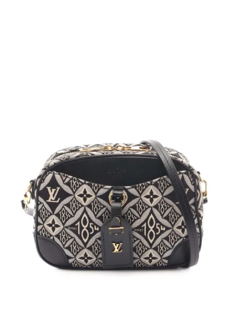 Louis Vuitton Pre-Owned 2020 Mini Monogram Jacquard Since 1854 Deauville crossbody bag Black SEX6RMXLL3A0M598
