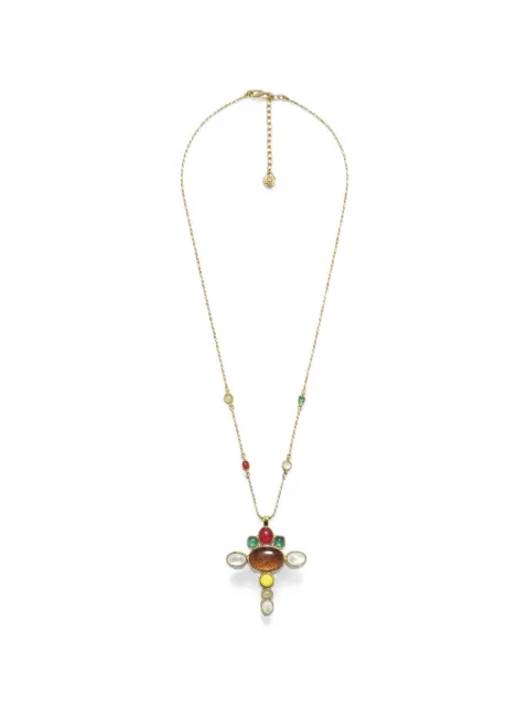 Goossens Lagune cross pendant necklace Gold GOOP26NE01YG01
