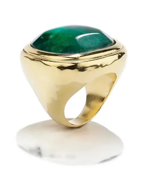 Goossens large Renaissance rock crystal ring Gold GOOH25RI05YG01