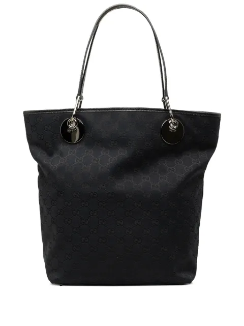 Gucci Pre-Owned 2000-2015 Large GG Canvas Eclipse tote bag Black D9KRL3813UFPSNXE