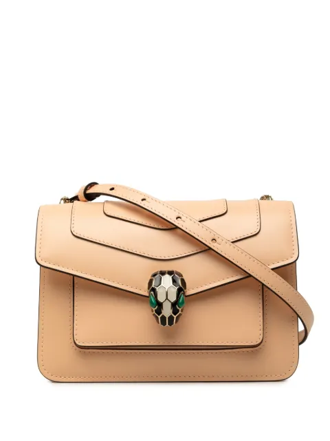 Bvlgari Pre-Owned 2000-2026 Calfskin Serpenti Forever crossbody bag Neutrals DMWCRGZN4PAP1SXD