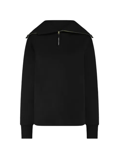 HOUSE OF GRAVITY contrast-trim high-neck sweatshirt Black HG7162504