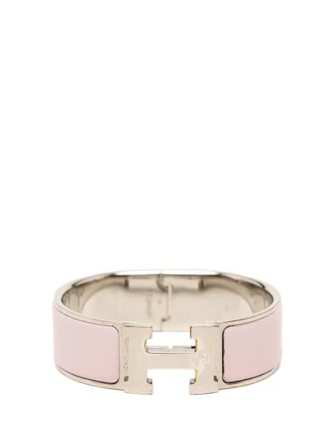 Hermès Pre-Owned 2000-2026 Wide Enamel Clic Clac H Bracelet PM costume bracelet Pink UE8LNUVUP7P3OV8Y