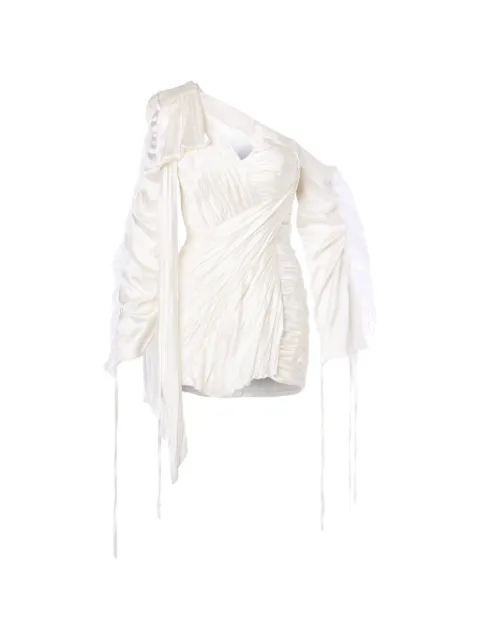 NORINA ST Jamila ruched mini dress White JAMILADRESS