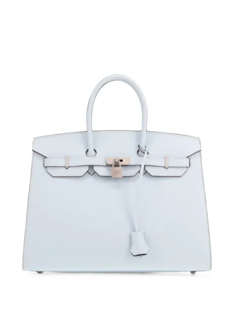 Hermès Pre-Owned 2022 35 Birkin 35 tote bag Blue 434483