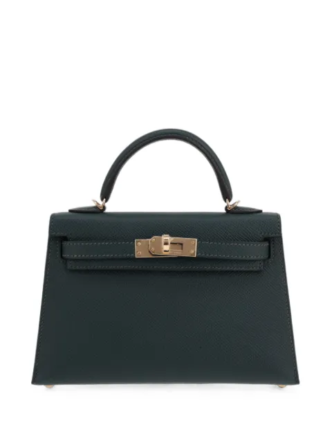 Hermès Pre-Owned 2024 20 Kelly two-way handbag Green 433917