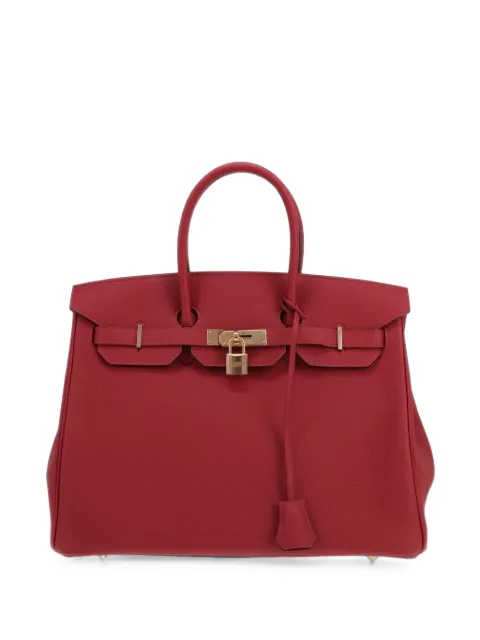 Hermès Pre-Owned 2019 35 Birkin tote bag Red 433878