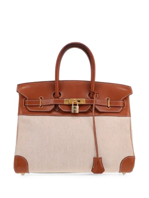 Hermès Pre-Owned 1998 35 Birkin tote bag Neutrals 433797
