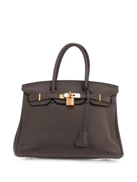 Hermès Pre-Owned 2010 30 Birkin tote bag Brown 433669