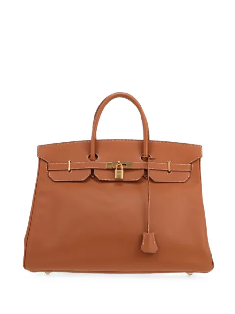 Hermès Pre-Owned 1998 40 Birkin tote bag Brown 433086