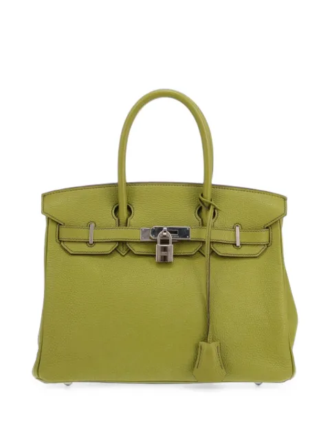 Hermès Pre-Owned 2006 30 Birkin tote bag Green 433078