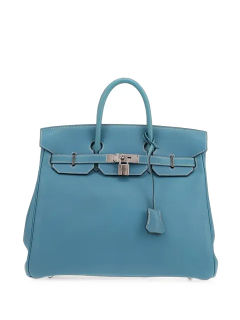 Hermès Pre-Owned 2002 32 Haut à Courroies tote bag Blue 432274