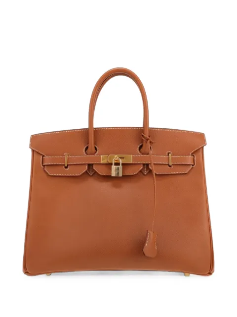 Hermès Pre-Owned 1996 35 Birkin tote bag Brown 431482