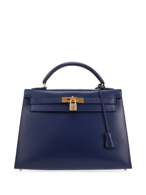 Hermès Pre-Owned 1993 32 Kelly tote bag Blue 430816