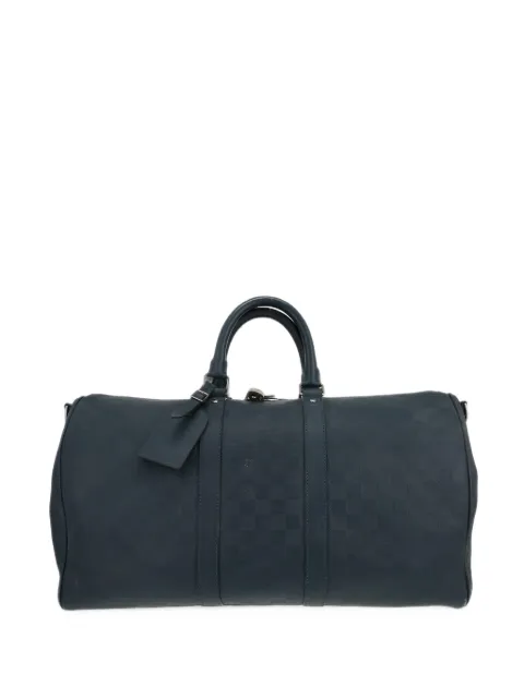 Louis Vuitton Pre-Owned 2014 45 Damier Keepall travel bag Blue 412371