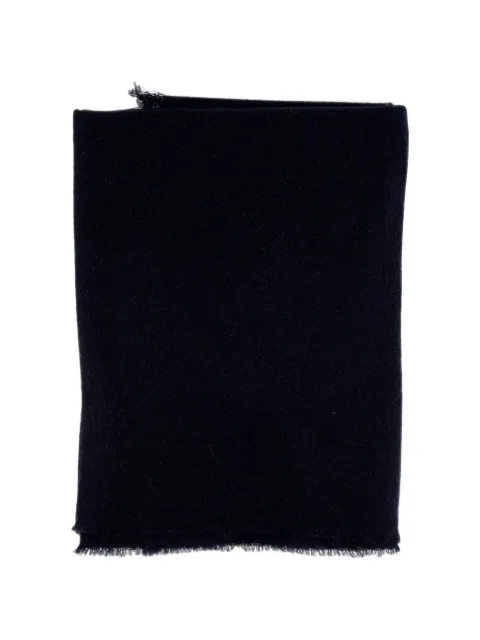 Gran Sasso fringed-edge scarf Blue 9322293500598