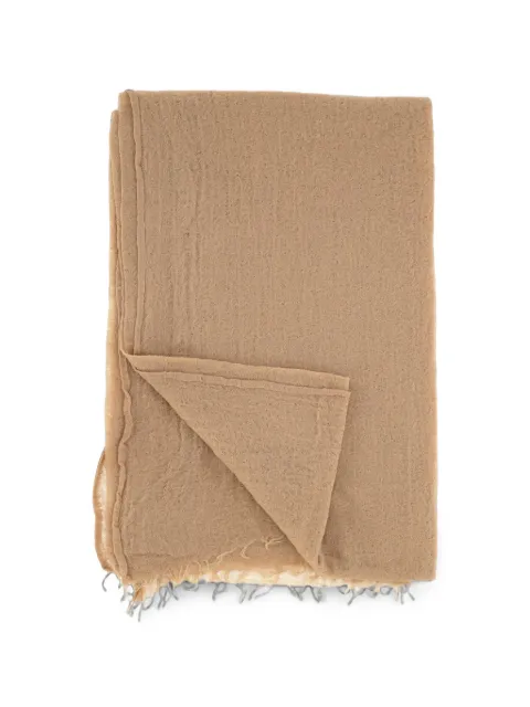 Destin frayed-edge scarf Neutrals GIGLIOMECACAMEL