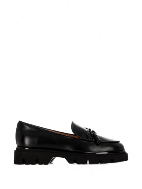 STATUS tassel-detail leather loafers Black A272636R