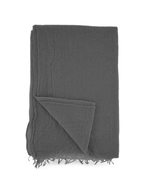 Destin frayed scarf Grey GIGLIOMESTSTEEL