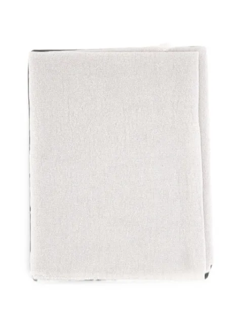 Gran Sasso fringed lightweight scarf Neutrals 9322293500005