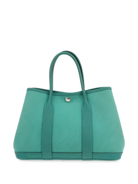 Hermès Pre-Owned 2020 30 Garden Party tote bag Green 432746