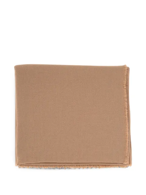 Destin fringed cashmere scarf Neutrals DEIQUACACAMEL
