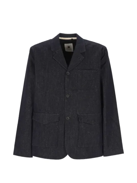 ANERKJENDT button-fastening denim jacket Blue 9025523012
