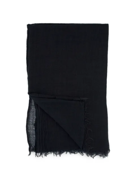 Destin frayed-edge scarf Blue GIGLIOMENANAVY