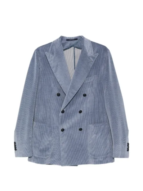 Tagliatore Giacca double-breasted corduroy jacket Blue 1SMC20K020002