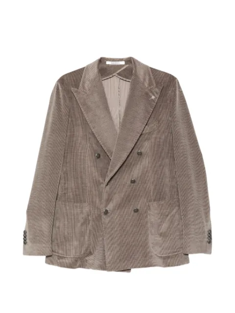 Tagliatore Giacca double-breasted corduroy jacket Grey 1SMC20K020002