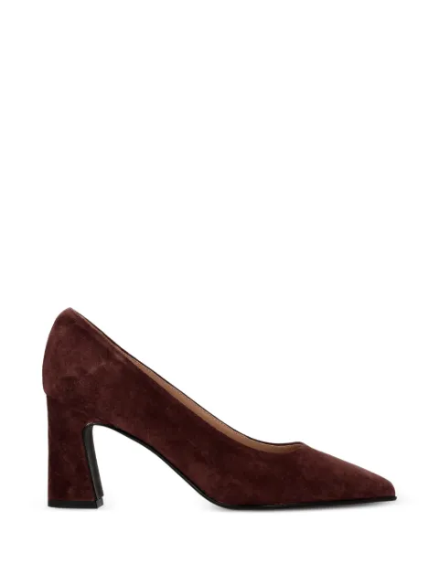 STATUS pointed-toe block-heel pumps Brown R4600LMBORDEAUX