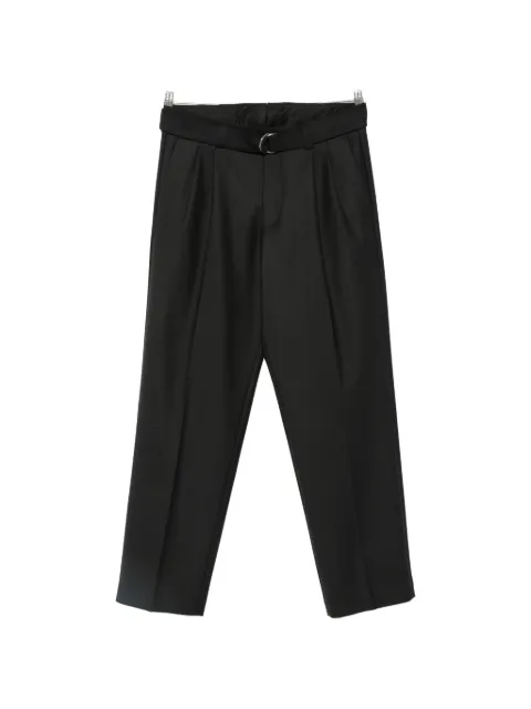 ERALDO belted pleated trousers Black ERHRSB5020F26