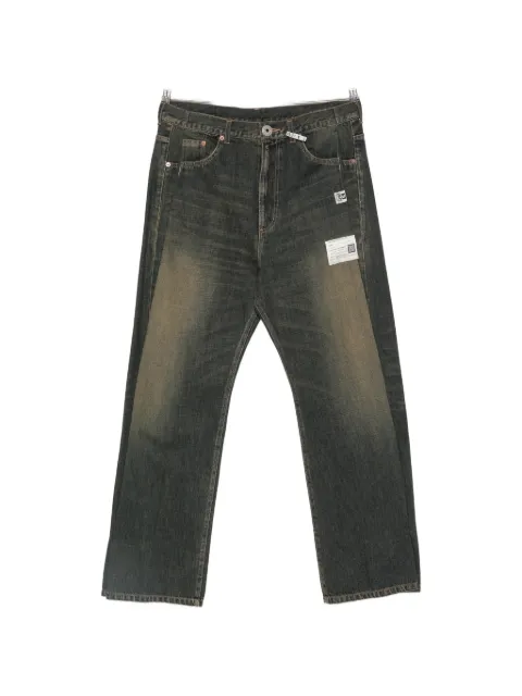 Maison MIHARA YASUHIRO logo-patch buttoned jeans Blue A17PT024