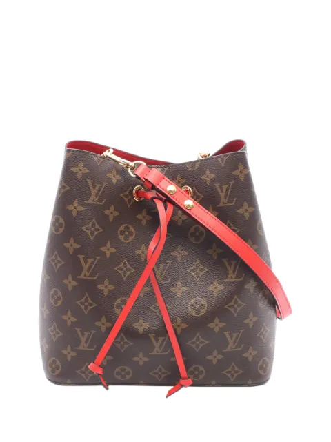 Louis Vuitton Pre-Owned 2017-2026 Monogram Neonoe MM bucket bag Brown AZXHY78OD8LJ0RDI