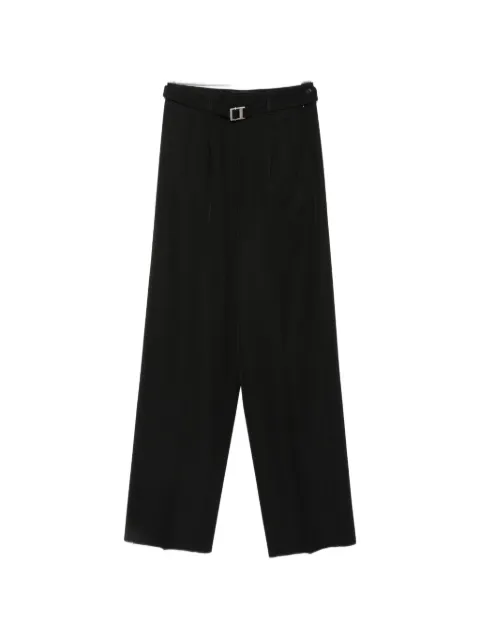 Seafarer belted wide-leg trousers Black SWP0130TWF0094