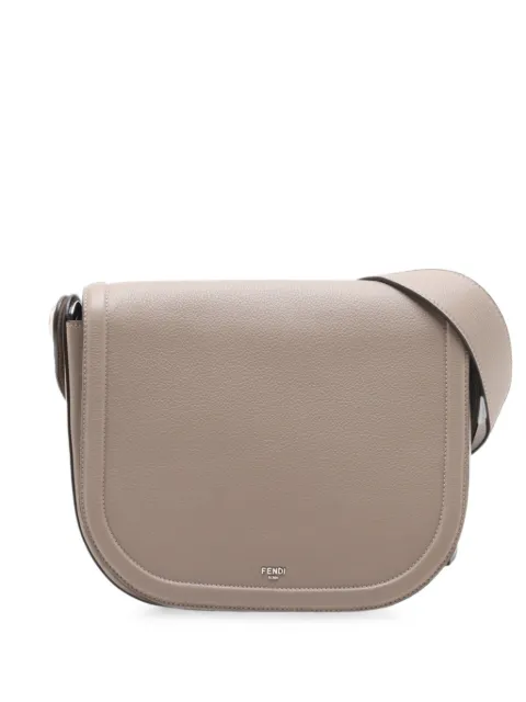 Fendi Pre-Owned 2020-2026 Chiodo Leather crossbody bag Grey 3Z0497LCNQ6VMDYO