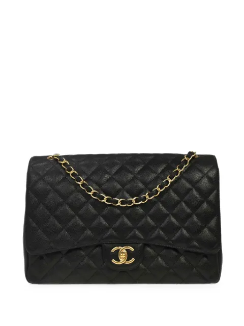 CHANEL Pre-Owned 2011 Maxi Classic Double Flap shoulder bag Black 188859