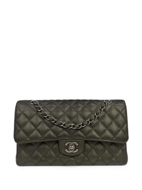 CHANEL Pre-Owned 2016 Double Flap shoulder bag Green 197920