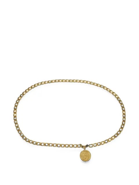 CHANEL Pre-Owned 1990-2000s Medallion chain belt Gold 188886