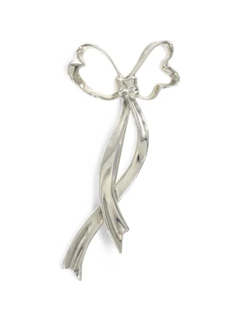 Tiffany & Co. Pre-Owned bow brooch Silver 168339
