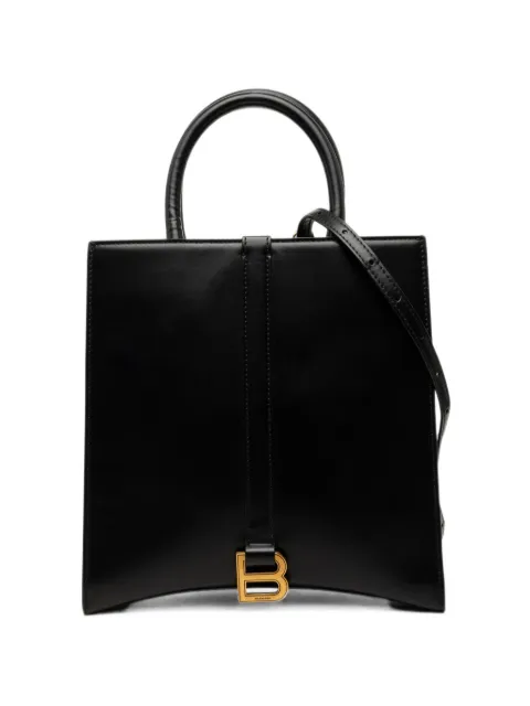 Balenciaga Pre-Owned 2018-2026 Small Soft Leather Hourglass tote bag Black 052MB5YXYFKWEU7A