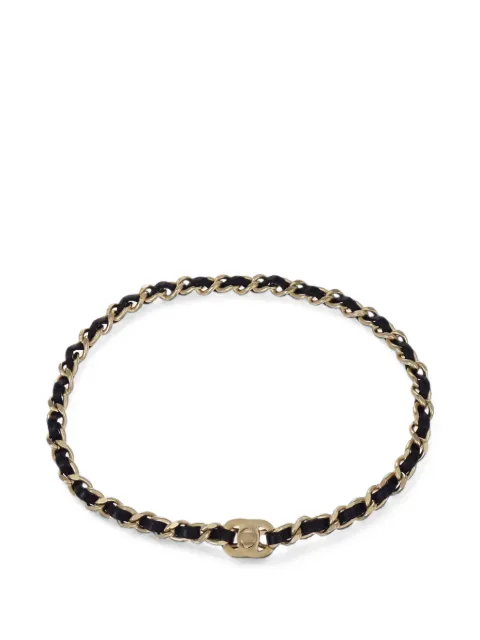 CHANEL Pre-Owned 2012 Turnlock choker necklace Gold 168302