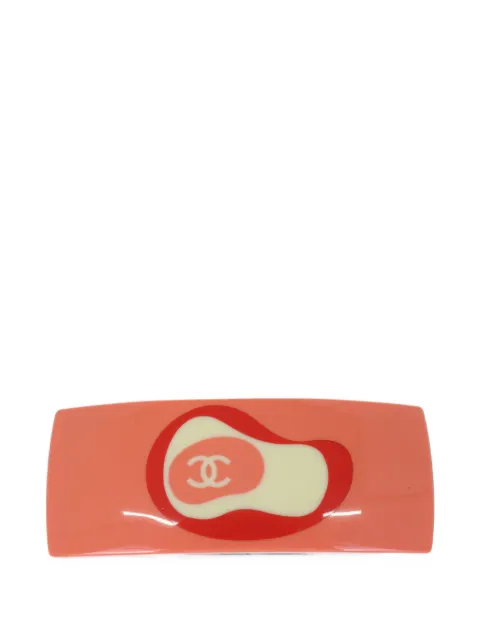 CHANEL Pre-Owned 2003 Interlocking CC barrette Pink 179224