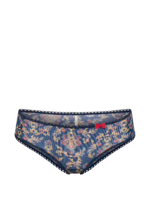 MOMONÌ Amaca printed briefs Blue 265MMOUN004265MO45