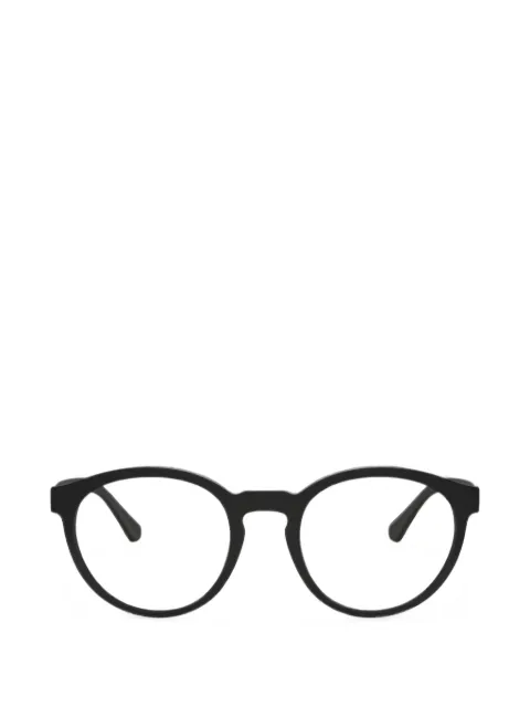 Emporio Armani round-frame clip-on glasses Black 0EA41522CLIPS