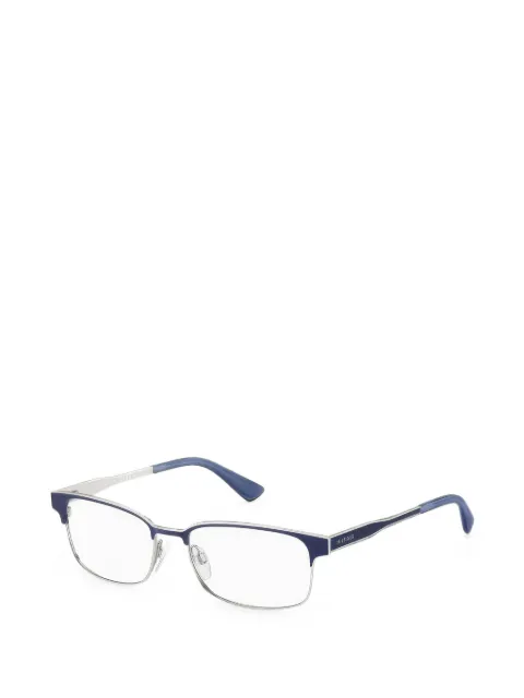 Tommy Hilfiger matte rectangle-frame glasses Blue TH1357K2F53